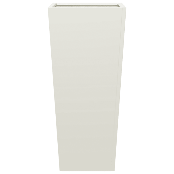 Kõrge aiataimekast põhjaga, valge külmvaltsitud teras, 35 x 35 x 75 cm – 4