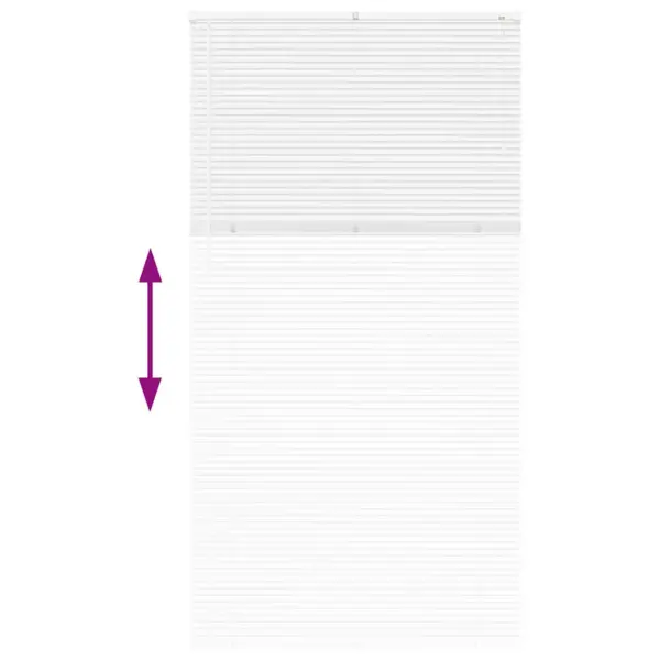 Veneetsia ribakardin valguse ja privaatsuse reguleerimiseks, valge alumiinium, 220 x 120 cm – 12