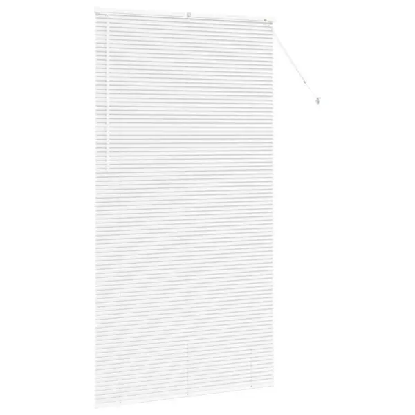 Veneetsia ribakardin valguse ja privaatsuse reguleerimiseks, valge alumiinium, 220 x 120 cm – 5