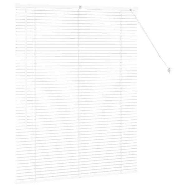 Valge alumiiniumist Veneetsia ruloo 130 x 105 cm – 6