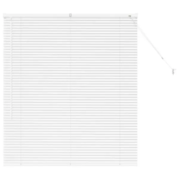 Valge alumiiniumist Veneetsia ruloo, 130 x 115 cm, siseruumidesse – 2