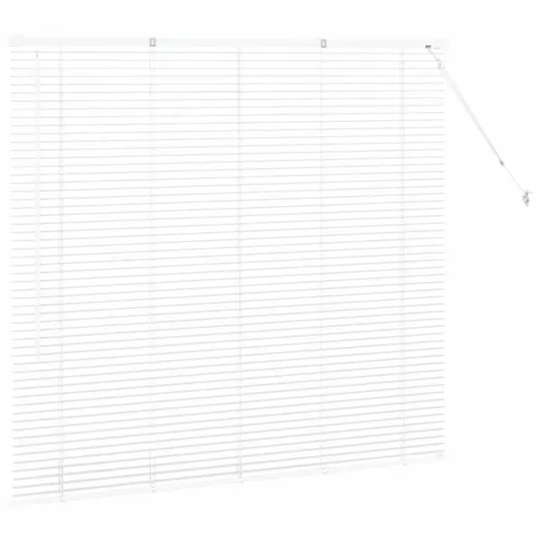 Veneetsia ruloo, valge alumiinium, 130 x 140 cm – 6