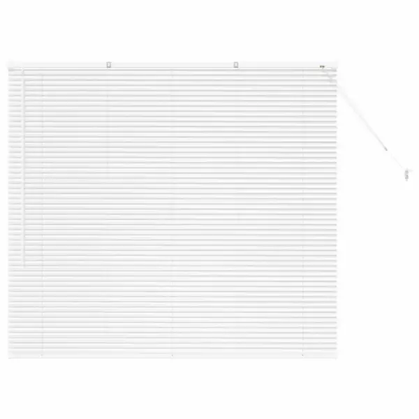 Valge alumiiniumist Veneetsia ruloo, 130 x 145 cm – 2