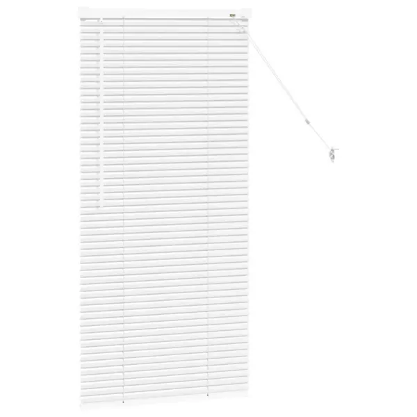 Veneetsia ruloo, valge alumiinium, 130 x 60 cm – 5