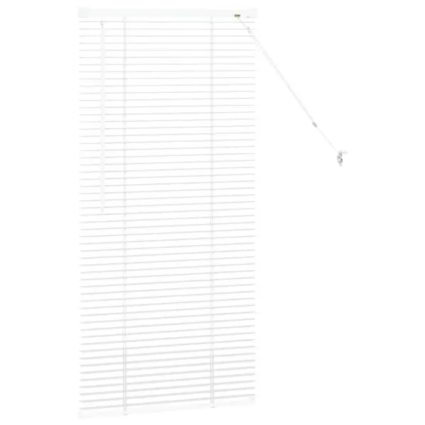 Valge alumiiniumist Veneetsia ruloo, 130 x 65 cm – 6