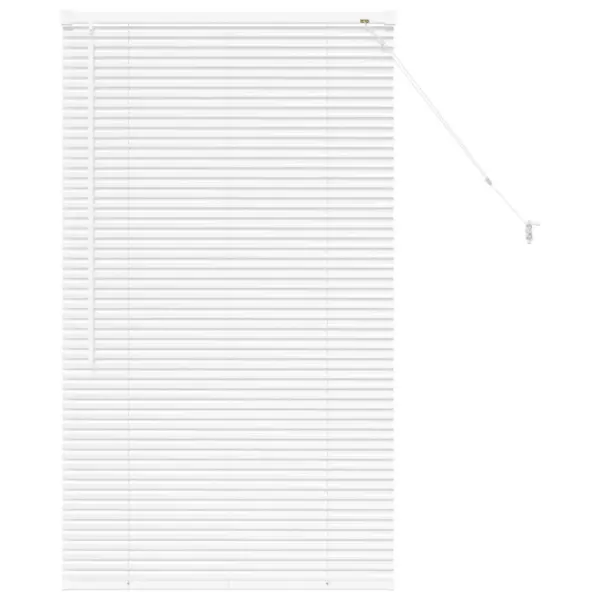 Valge alumiiniumist Veneetsia ruloo, 130 x 80 cm – 2