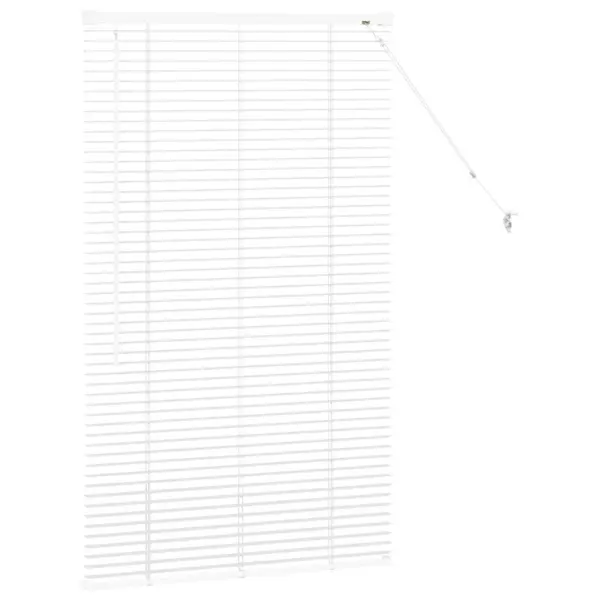 Valge alumiiniumist Veneetsia ruloo, 130 x 80 cm – 6