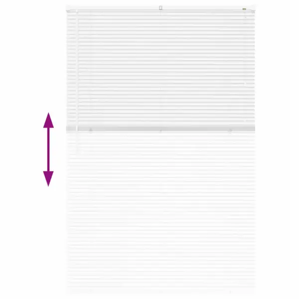 Veneetsia ruloo, valge alumiinium, 175 x 110 cm – 12