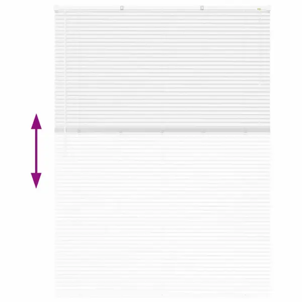 Alumiiniumist Veneetsia ruloo, valge, 175 x 135 cm – 12
