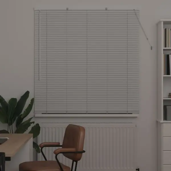 Alumiiniumist Veneetsia ruloo, valge, 175 x 135 cm – 3