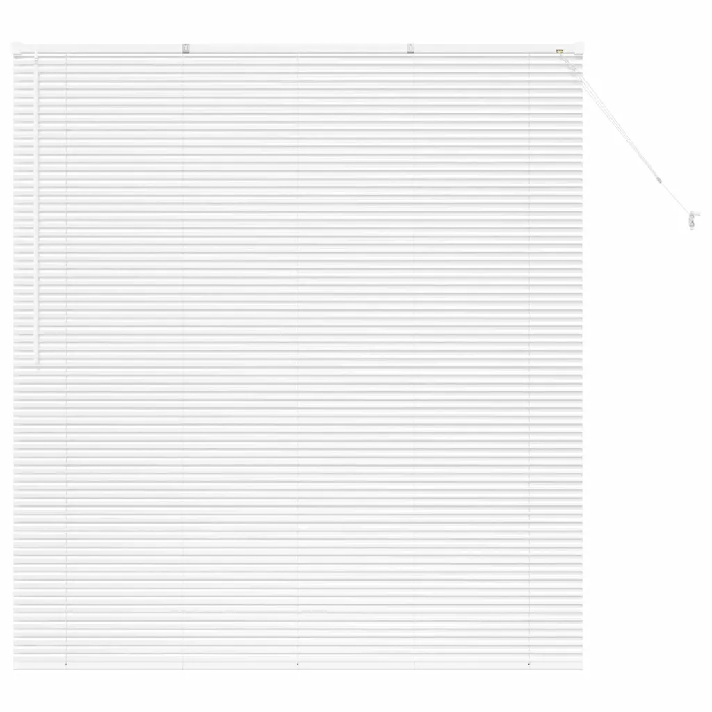 Valge alumiiniumist Veneetsia ruloo, 175 x 155 cm