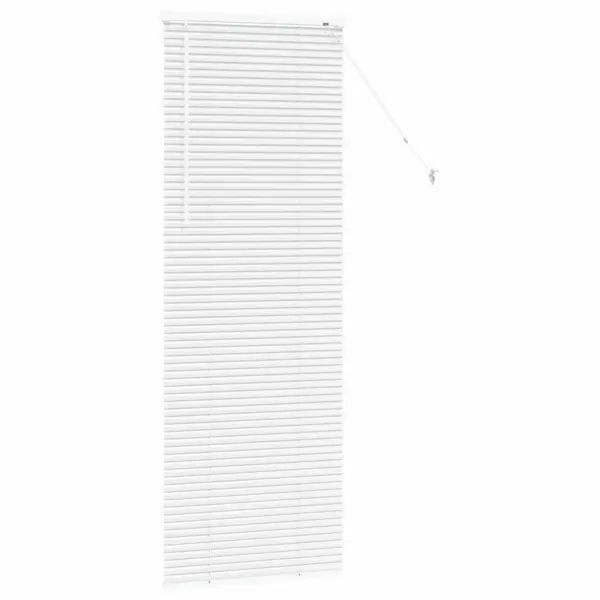 Valge alumiiniumist Veneetsia ruloo, 175 x 55 cm – 5