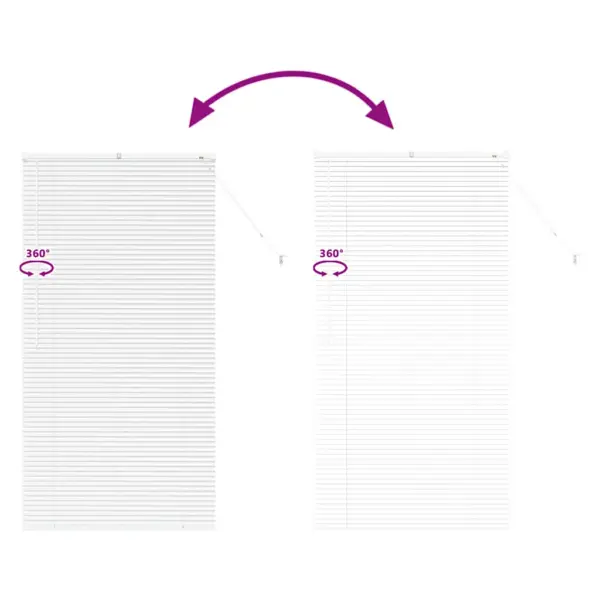 Valge alumiiniumist Veneetsia ruloo, 175 x 85 cm – 11