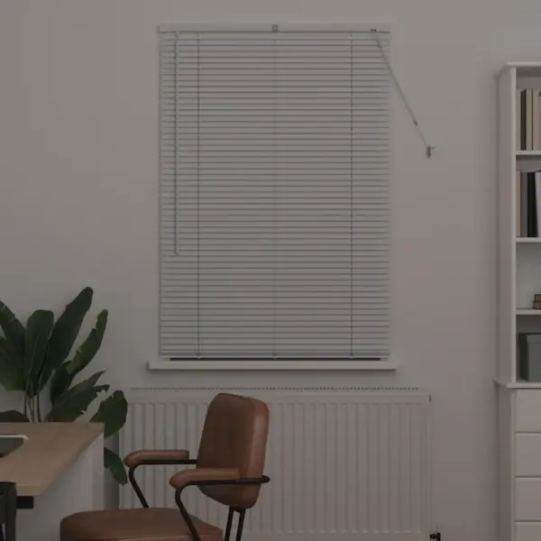 Veneetsia ruloo, valge alumiinium, 175 x 95 cm – 3