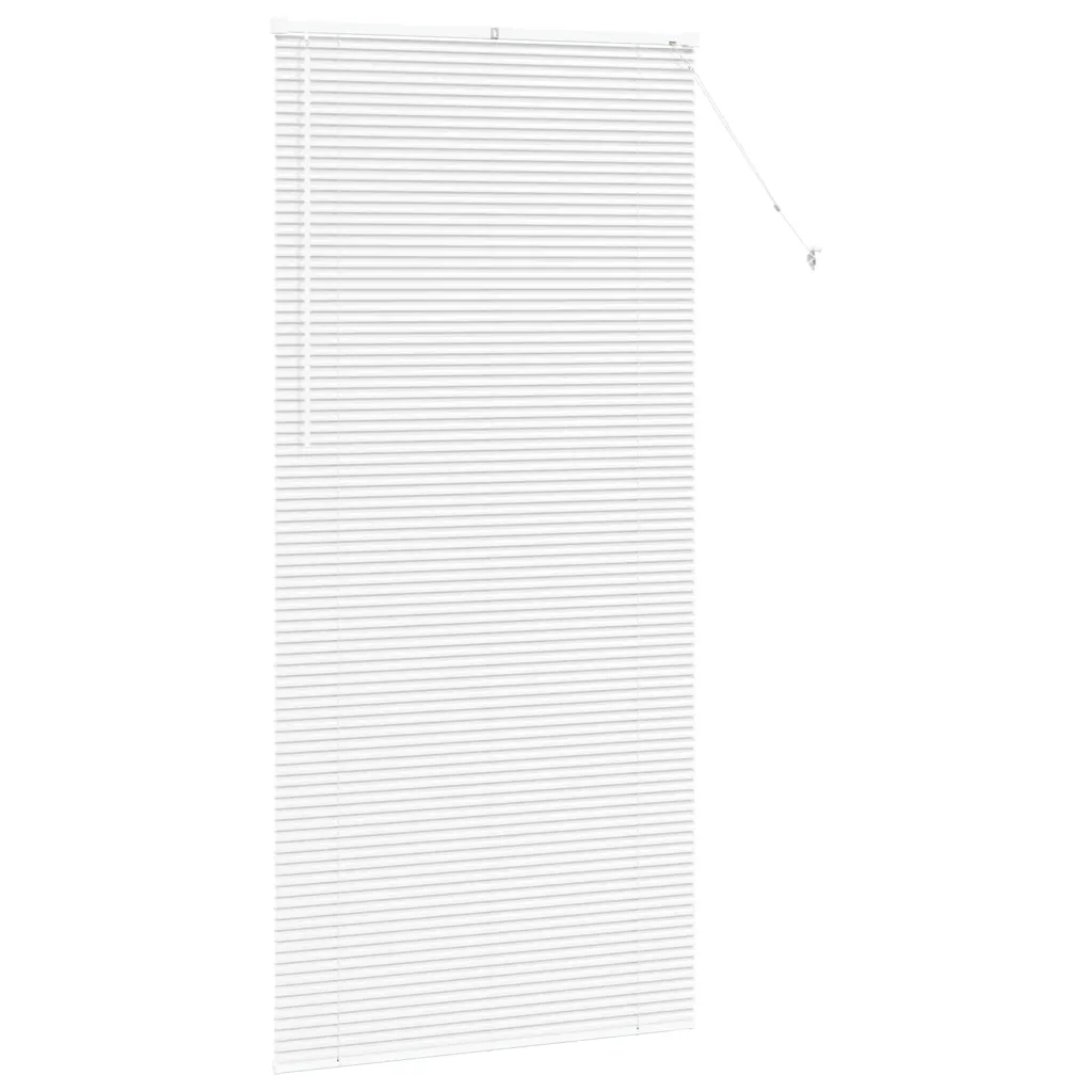 Valge alumiiniumist Veneetsia ruloo, 220 x 100 cm