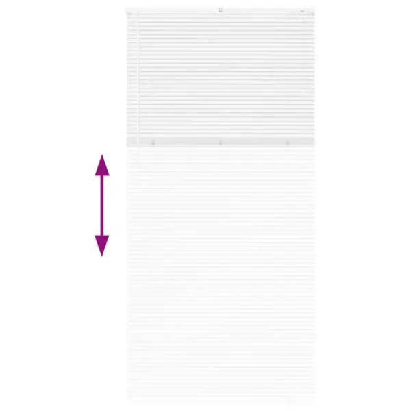 Valge alumiiniumist Veneetsia ruloo valguse ja privaatsuse reguleerimiseks, 220 x 105 cm – 12