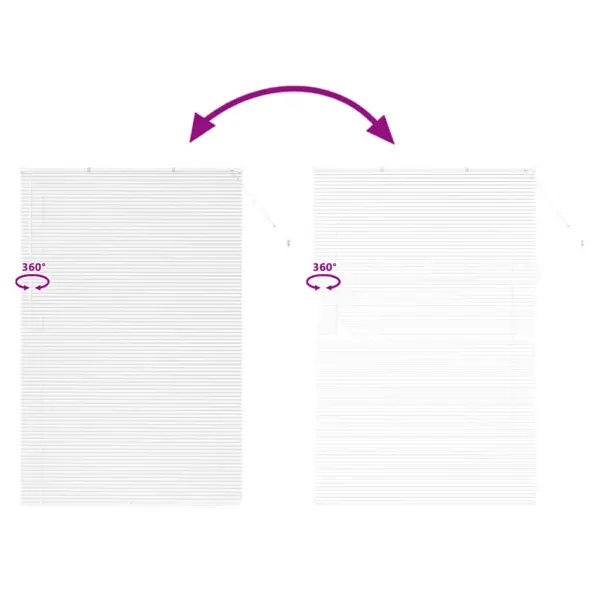 Valge alumiiniumist Veneetsia ruloo, 220 x 145 cm – 11