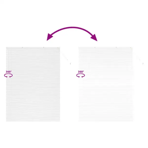 Valge alumiiniumist Veneetsia ruloo, 220 x 155 cm, siseruumidesse – 11