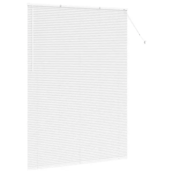 Valge alumiiniumist Veneetsia ruloo, 220 x 155 cm, siseruumidesse – 5