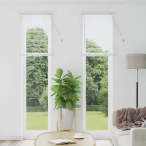 Valge alumiiniumist Veneetsia ruloo, 220 x 65 cm