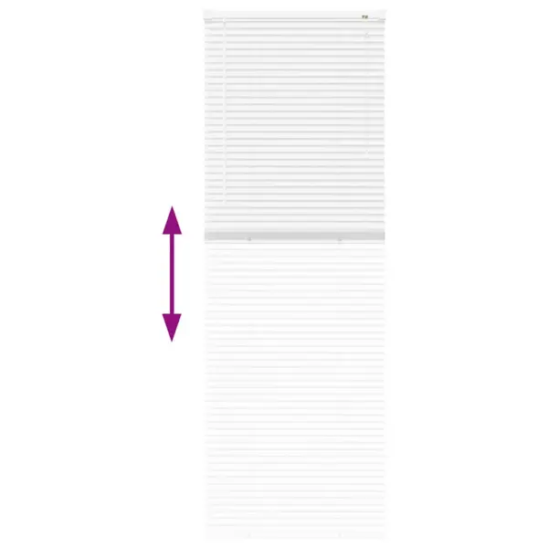 Valge alumiiniumist venetsia ruloo, 175 x 65 cm – 12