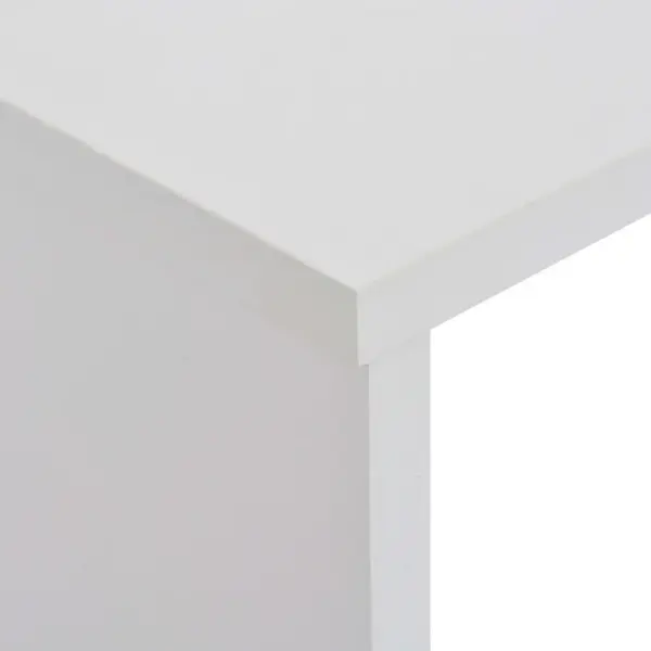 Valge baarilaud 2 lauaplaadiga, tehispuit, 130 x 40 x 120 cm – 9