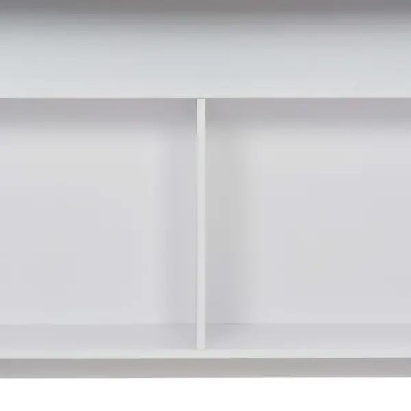 Valge baarilaud 2 lauaplaadiga, tehispuit, 130 x 40 x 120 cm – 10