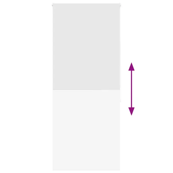 Veekindel dušikardina ruloo, valge PEVA, alumiiniumsiiniga, 90 x 240 cm – 5