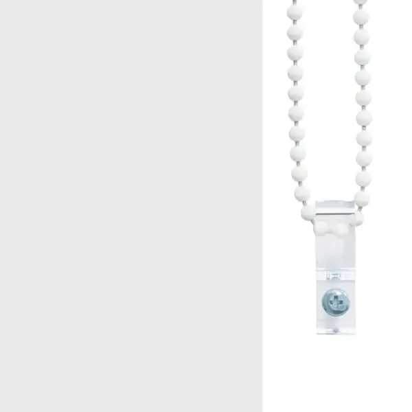 Valge duširuloo PEVA-st, 150 x 240 cm, ketiühendusega – 8