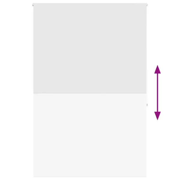 Valge duširuloo vannitoale, PEVA, ketiühendusega, üldlaius 160 cm, kanga laius 156 cm, kõrgus 240 cm – 5