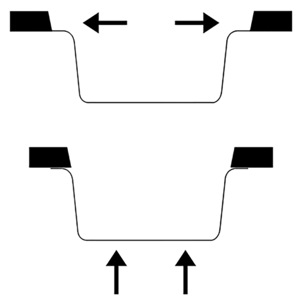 Valge graniitköögivalamu ülevooluavaga, allapaigaldatav, 380 x 460 mm – 7