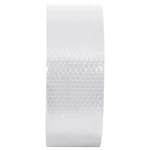 Valge iseliimuv helkurteip, PVC, 5 cm x 20 m – 3