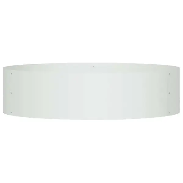 Istutusrõngas aeda, valge külmvaltsitud teras, 80 x 80 x 20 cm – 5