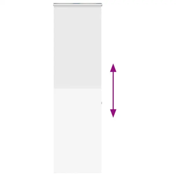 Kassetiga duširuloo, valge PEVA, alumiiniumsiiniga, 60 x 240 cm – 5