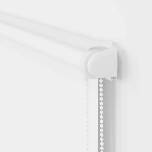 Valge kassetiga duširuloo PEVA-st, alumiiniumsiiniga, 90 x 240 cm – 8