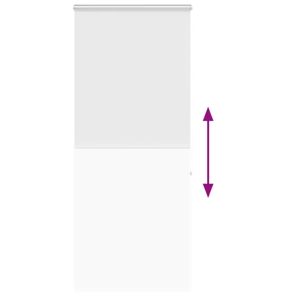 Valge kassetiga duširuloo, PEVA, 100 x 240 cm, kanga laius 96 cm – 5