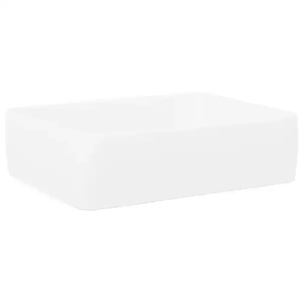 Valge keraamiline kapipealne valamukauss, ristkülik, 48 x 37 x 13 cm – 2