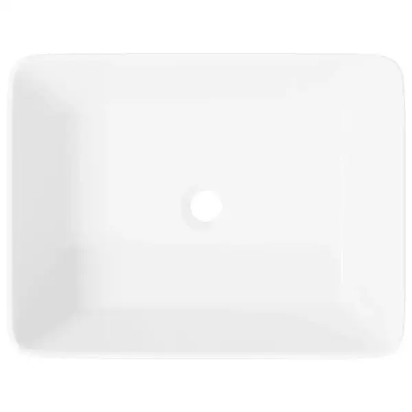 Valge keraamiline kapipealne valamukauss, ristkülik, 48 x 37 x 13 cm – 7