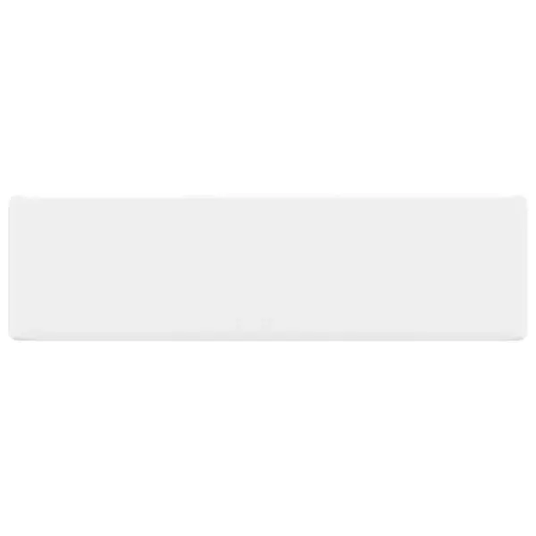 Valge keraamiline vannitoa valamukauss, ristkülikukujuline, kapi peale, 48 x 37 x 13,5 cm – 3