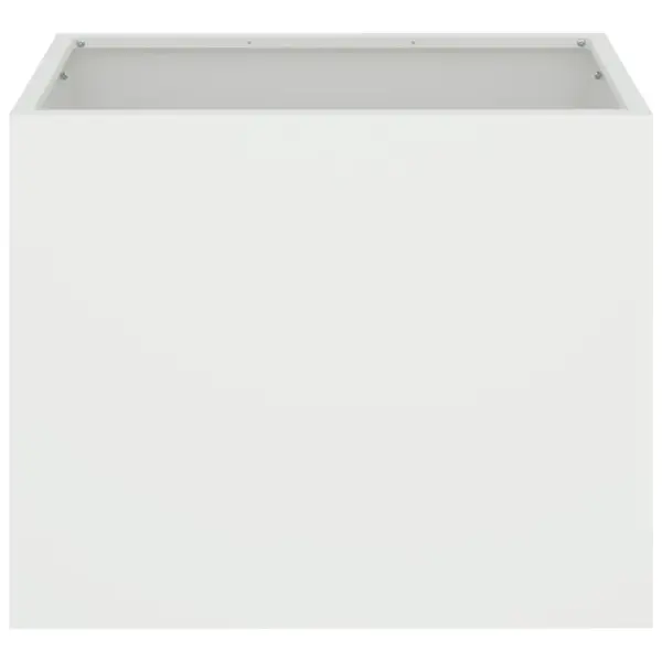 Valge aiapott külmvaltsitud terasest, 50 x 32 x 40 cm – 5