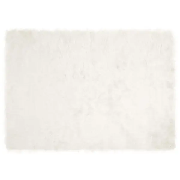 Valge kunstlambanaha vaip Tafalla, kõrge karv, 120 x 170 cm – 2