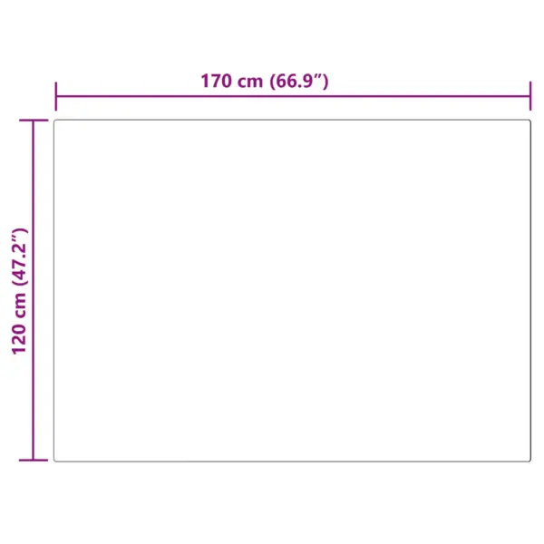 Valge kunstlambanaha vaip Tafalla, kõrge karv, 120 x 170 cm – 10