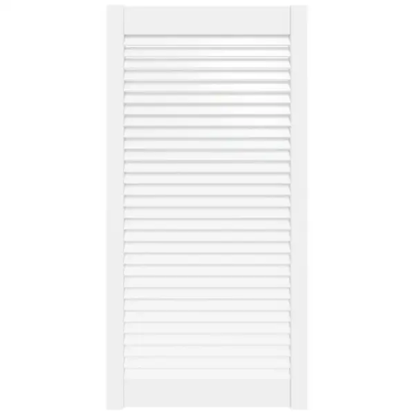 Männipuidust lamellkapiuks, valge, 99,3 x 49,4 cm – 2