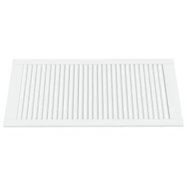 Männipuidust lamellkapiuks, valge, 99,3 x 49,4 cm – 3