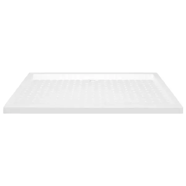 Libisemiskindel valge dušialus täppmustriga, ABS-plast, 80 x 120 x 4 cm – 3