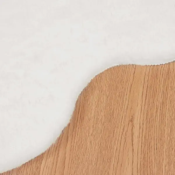 Libisemiskindel kunstkarusnahast vaip Olite, valge, 80 x 120 cm – 9