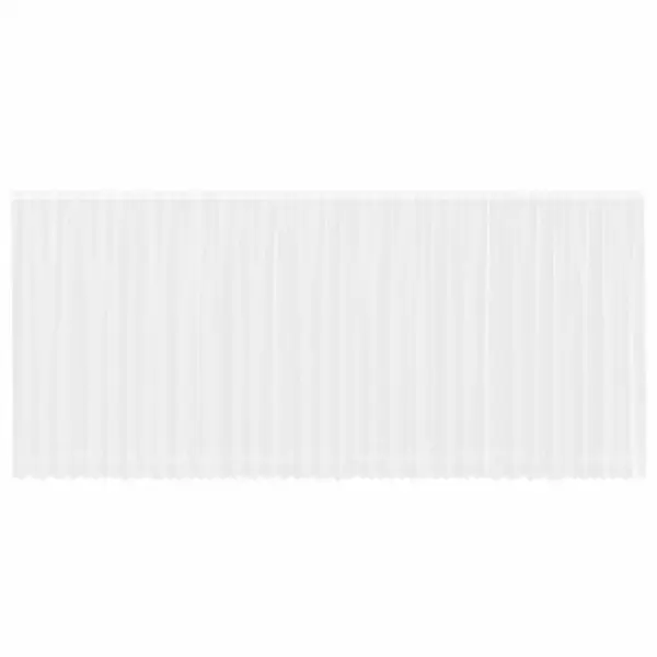 Valge lilleline pitskardin, polüester, 245 x 900 cm – 2