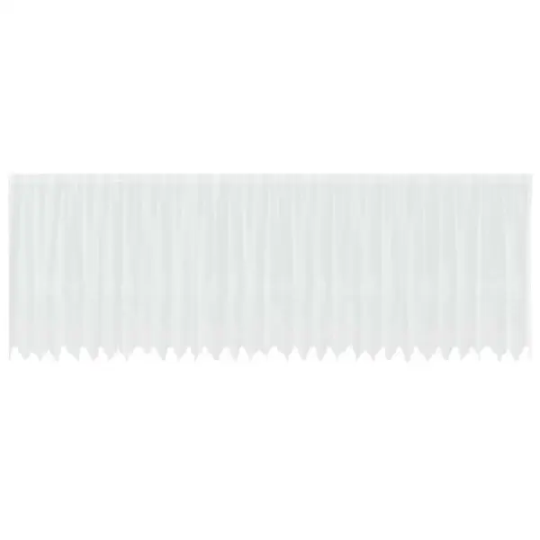 Lillemustriga valge pitskardin, polüester, 140 x 750 cm – 2