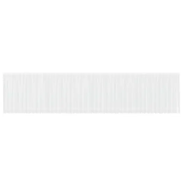 Valge lillemustriga pitskardin, polüester, 180 x 1200 cm – 2