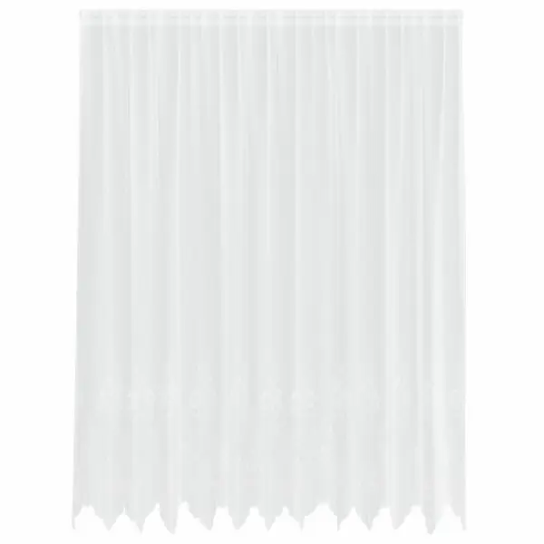 Lillemustriga pitskardin, valge polüester, 200 x 300 cm – 2